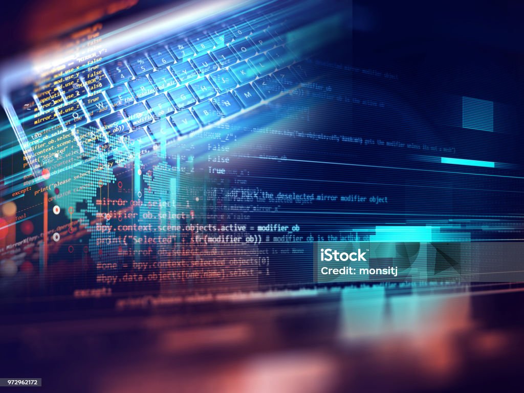 Programming Code Abstract Technology Background Of Software Developer ...