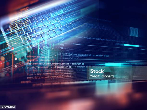 Programming Code Abstract Technology Background Of Software Developer ...