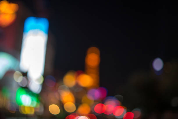 istock bokeh - night in Las Vegas Strip 972988358