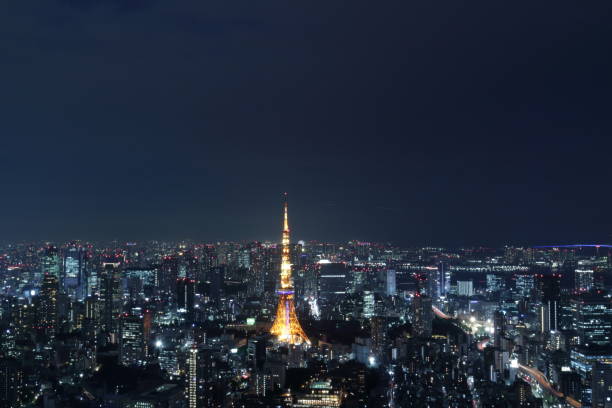 istock Night view of Tokyo 973011396