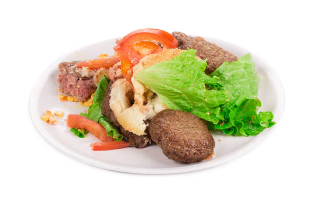 istock Close-up of a disassembled hamburger. 973011830