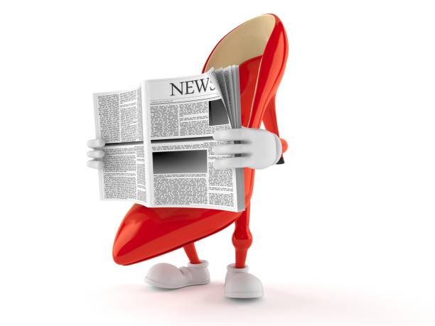 istock High heels character reading newspaper 973022608