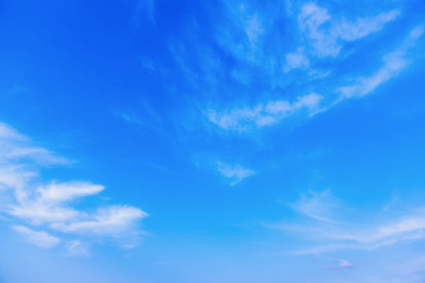 istock Beautiful blue sky with cloud formation background 973053784