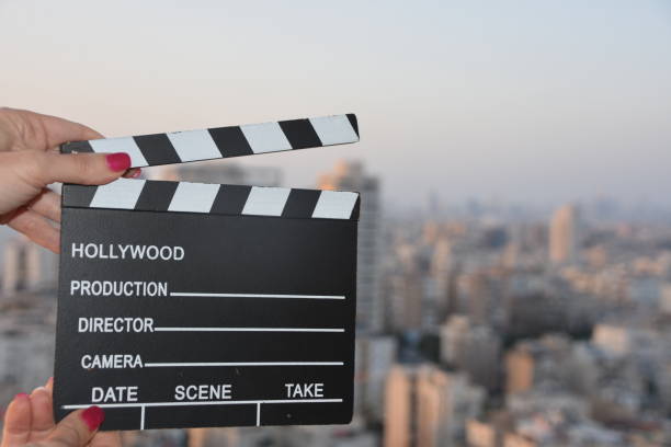istock Clapper board in the background of TEL AVIV 973060598