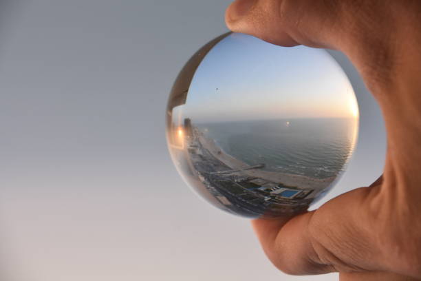 istock Concept - crystal ball at sunset 973066634
