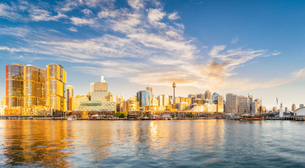 istock Panoramic view of sydney harbor,Australia 973069916