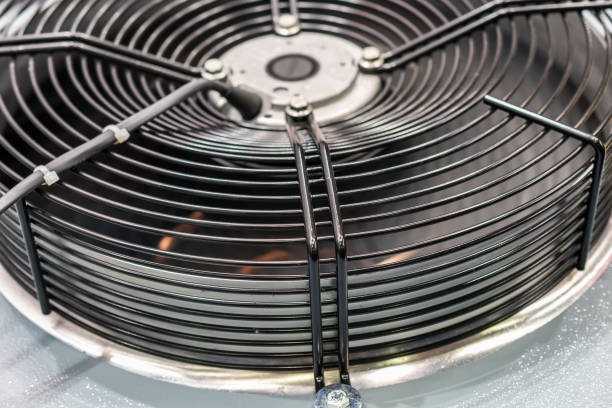 istock Powerful industrial fan. Climatic and ventilation technology 973075066