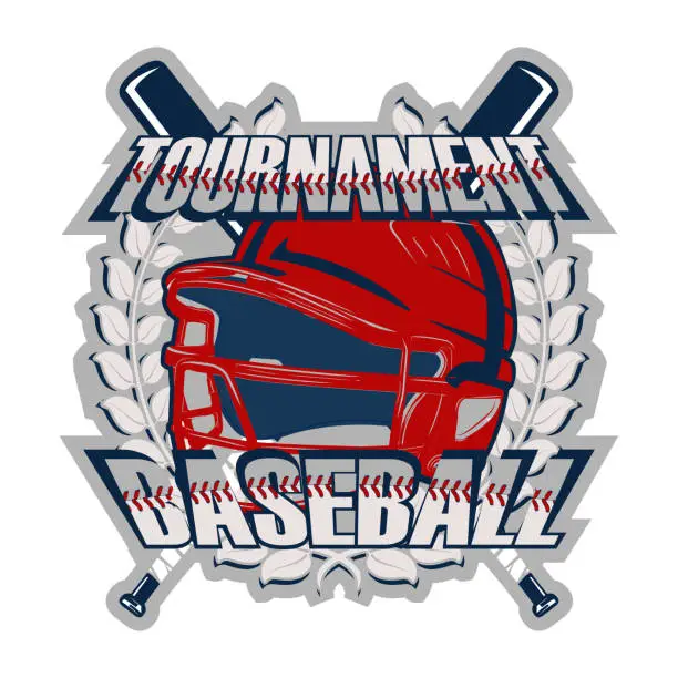 Vector illustration of Baseball Badge tournament