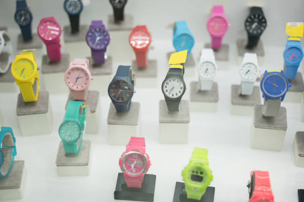 istock Children's watches at showcase 973116210