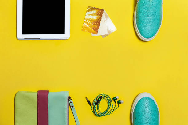 istock Stylish clothes and accessories for woman 973116240