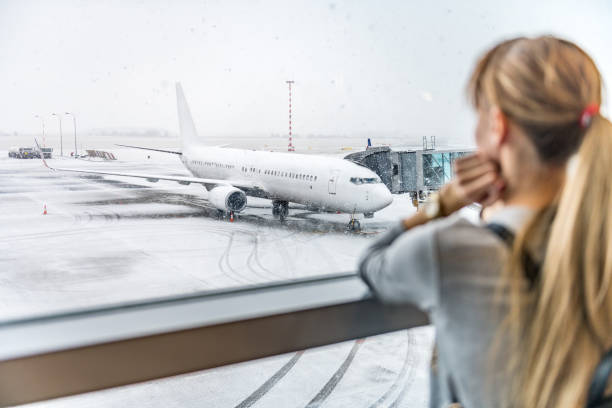 istock Young woman waiting for boarding 973116870