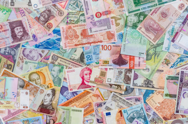 istock Mixed banknotes collection used for background, close up 973139434
