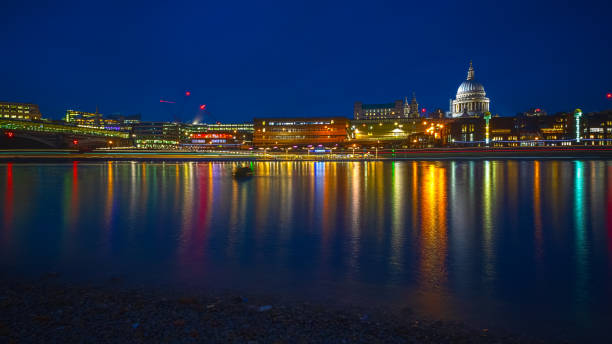 istock Long exposure, St Paul's cathedral and Blackfriars Millennium Pier in London 973149708