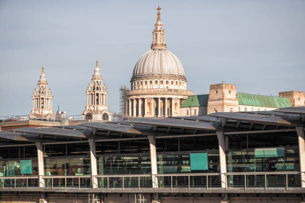 istock Blackfriars Railway Bridge and St Paul's Cathedral in London 973150708