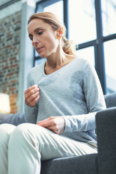 istock Tranquil mature woman experiencing menopause 973156318