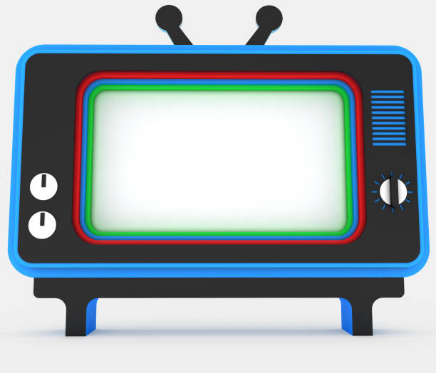 istock Decorative stylization of retro TV. 3D illustration. 973160070