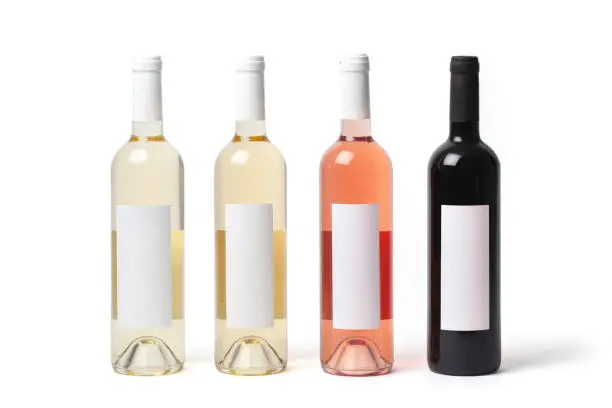 Photo of Bottles with Different Kinds of Wine