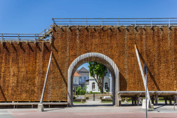 Gate through the saltworks in Bad Salzuflen, Germany