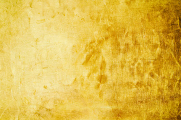 istock Gold polished metal texture 973173716