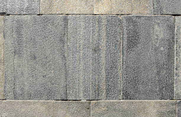 istock Dirty Outside old granite terrace tiles. 973174230