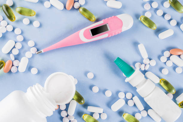 istock Medical concept with pills 973186000