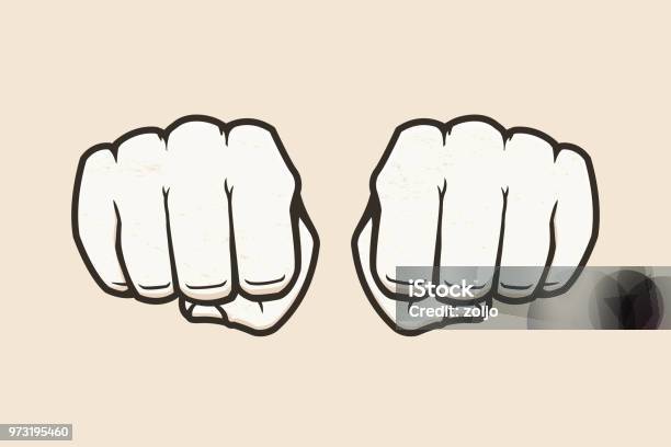 Fists Stock Illustration - Download Image Now - Fist, Punch - Drink, Vector