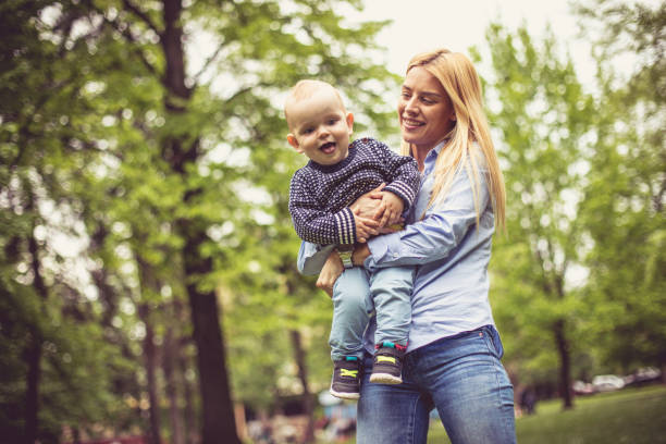 istock Mother with her baby boy. 973200204