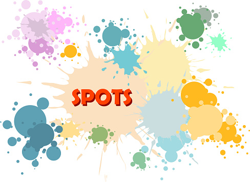 Color Spott Vector Color Spots Background Stock Illustration - Download Image Now ...
