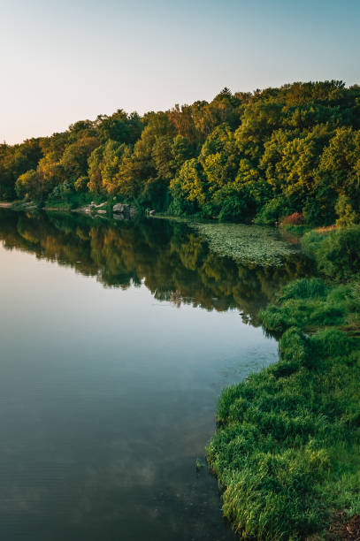 istock Early morning at the bend of the river 973223638