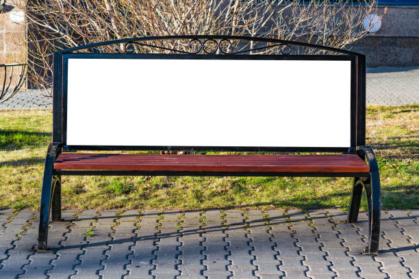 istock Billboard with blank white copy space for text message or content, mock up banner 973241044