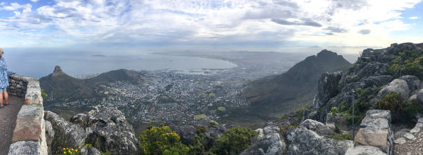 istock Panorama view from Table Mountain over Cape Town, South Africa 973244864