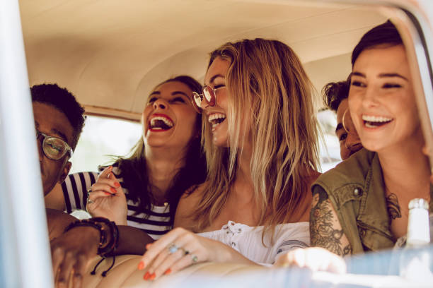 istock Friends enjoying the car ride 973270074
