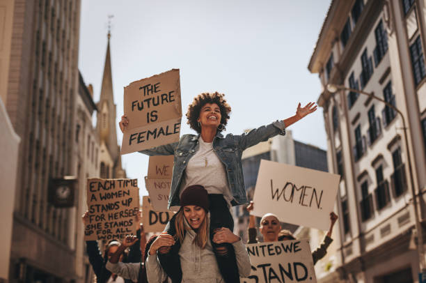 istock Demonstration of the future is female 973274748