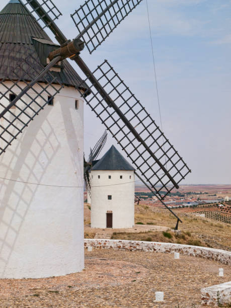 istock Windmills at Alcazar de San Juan La Mancha 973279388