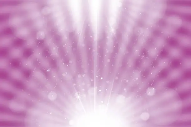 Vector illustration of Pink color design with a burst