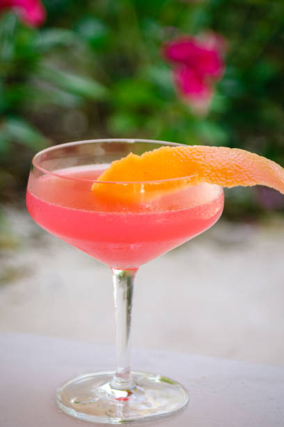 pink summer cocktail