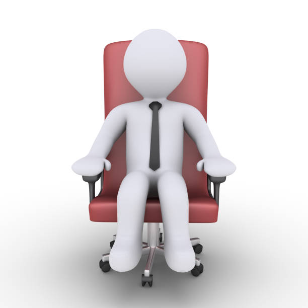 istock Businessman is relaxing on chair 973314392