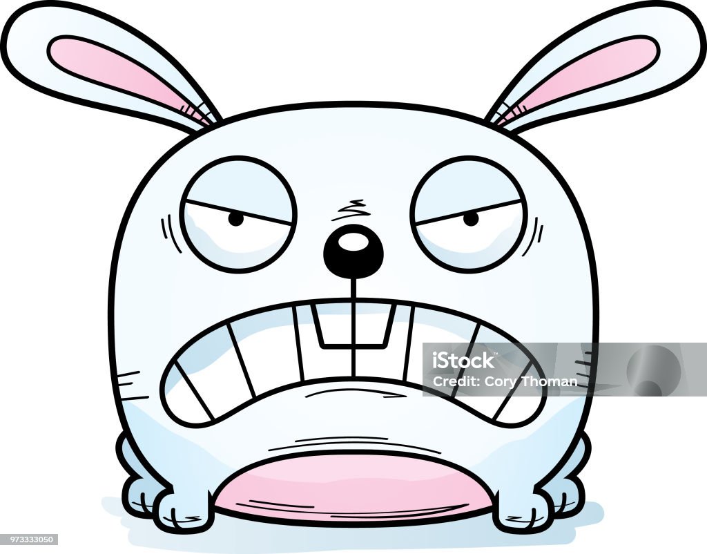 Mad Rabbit Mad Little Rabbit Stock Illustration - Download Image Now - Animal ...