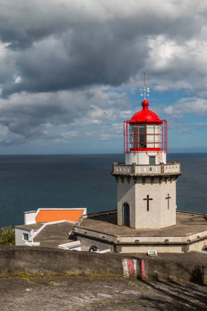 istock Lighthouse Arnel, Nordeste, Azores Islands 973342218