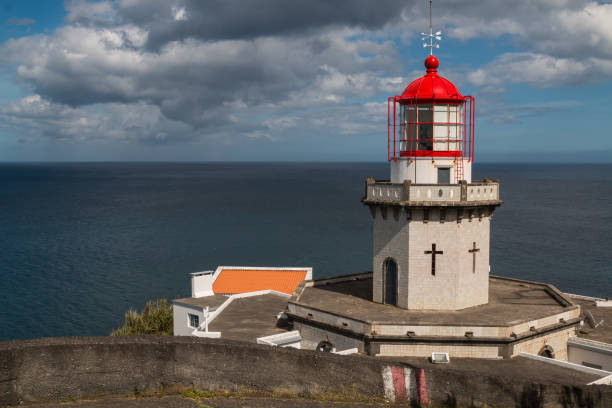 istock Lighthouse Arnel, Nordeste, Azores Islands 973342254