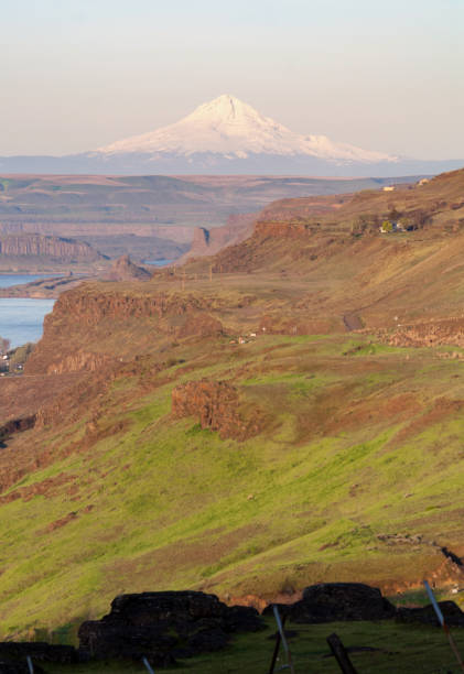 istock Columbia River Valley Canyon Ridge Mount Hood Cascade Range 973347320