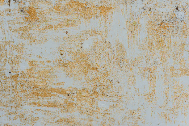 istock Metal texture with scratches and cracks 973364308