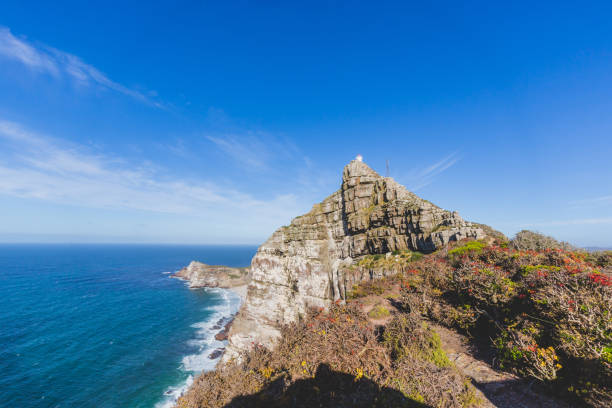 istock Cape Point Lighthouse on a perfect day 973375048