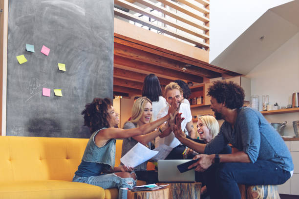 istock Young entrepreneurs celebrating 973378982