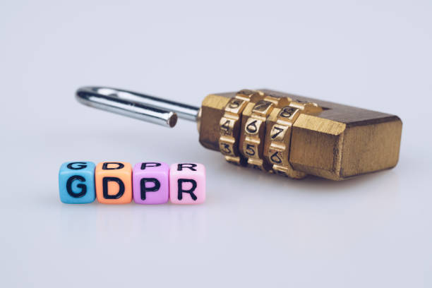 istock GDPR word text written on colorful cube with padlock on white background 973381490
