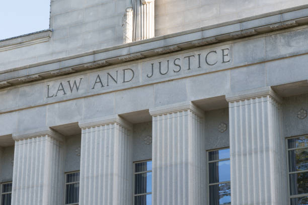 istock Stone Facade of Courthouse 973383524