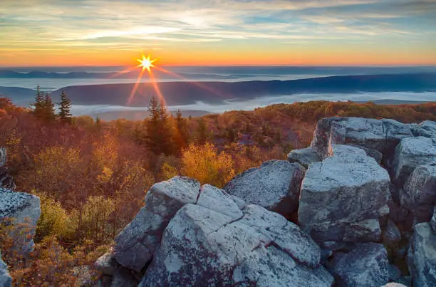 Photo of Sunrise in the Allegheny Mountains of West Virginia