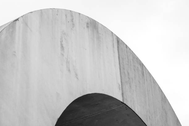 istock Abstract lines on architecture. modern architecture detail 973387904