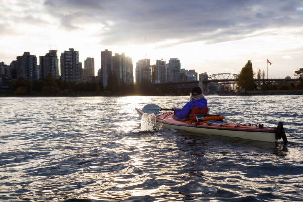 istock Kayaking in Vancouver during Sunrise 973388738