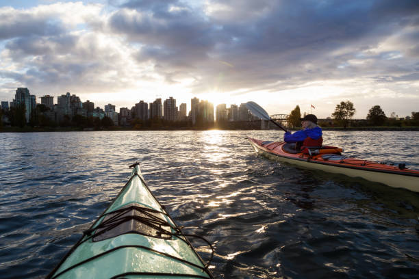 istock Kayaking in Vancouver during Sunrise 973388754